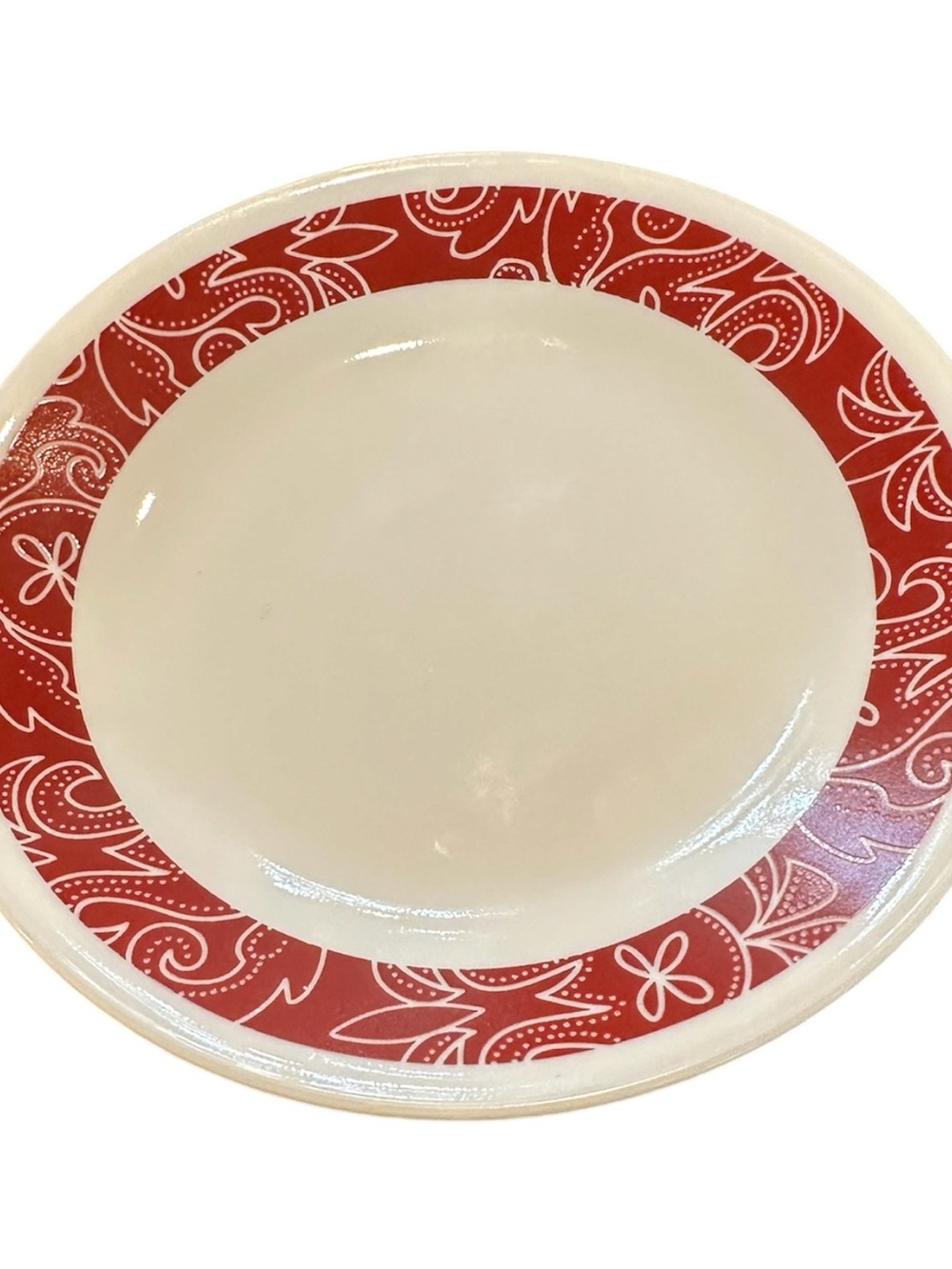 4 Corelle White salad/dessert plates in the Bandhani Design. Price is for all 4